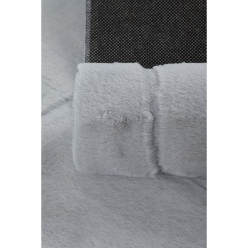 Kilimas RABBIT 3D 160x230 cm šviesiai pilkas