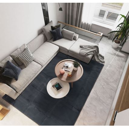 Kilimas RABBIT 3D 80x150 cm antracitas