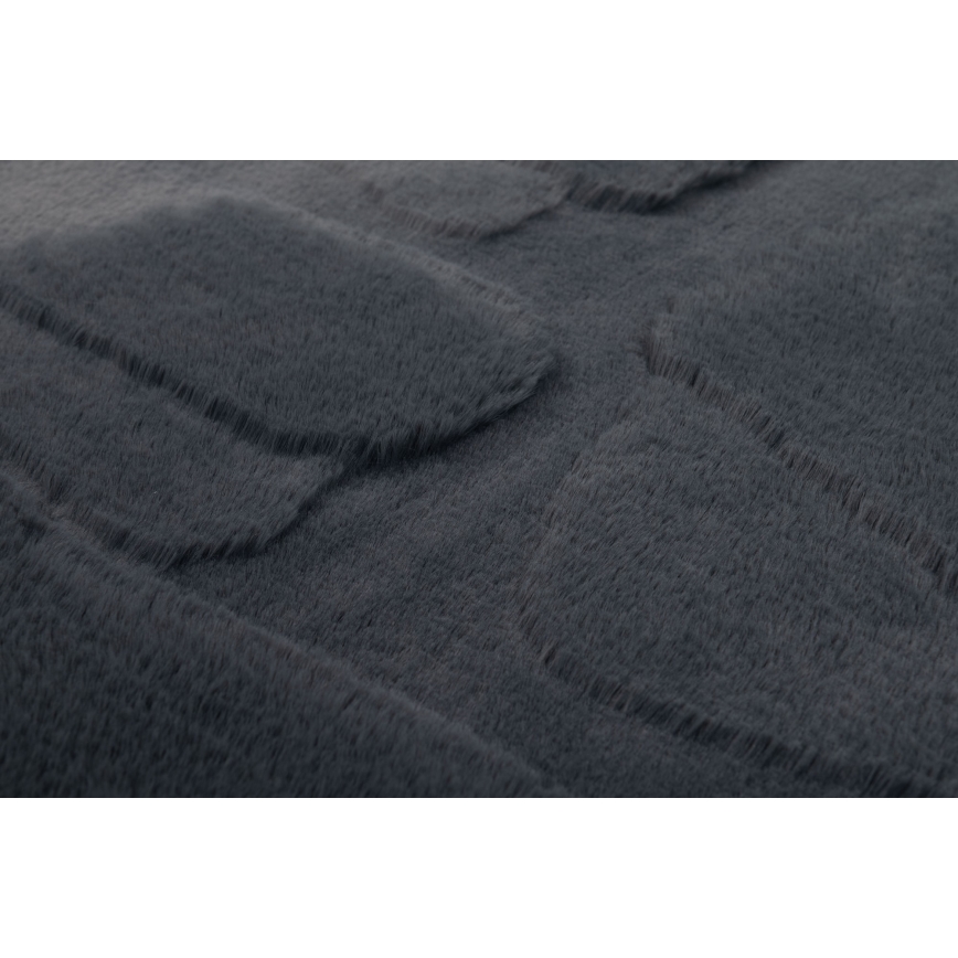 Kilimas RABBIT 3D 80x150 cm antracitas