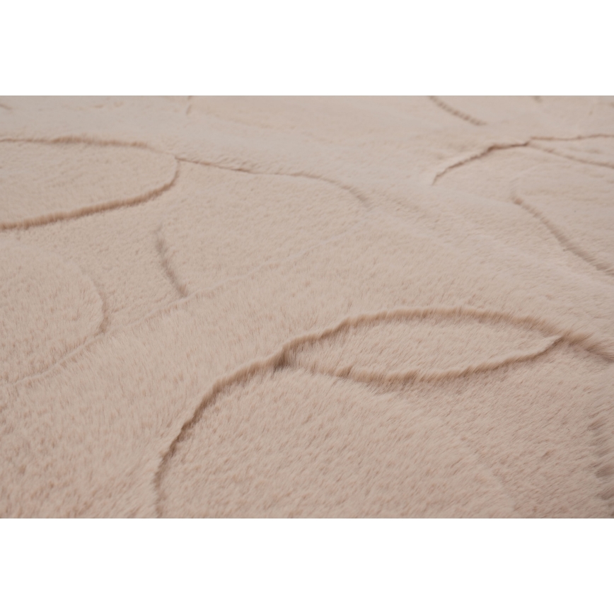 Kilimas RABBIT 3D 80x150 cm smėlinis