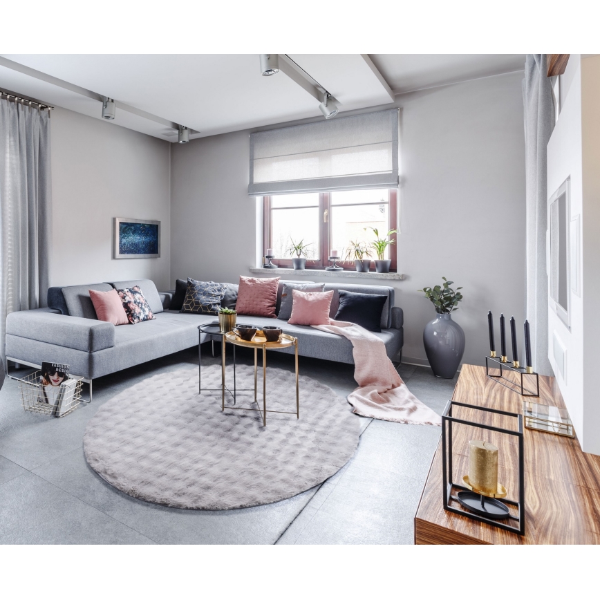 Kilimas RABBIT BUBBLE 160 cm pilkas