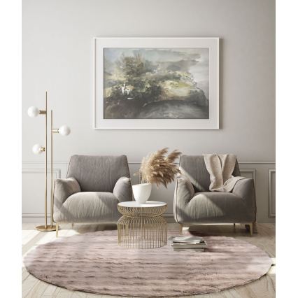 Kilimas RABBIT BUBBLE 160 cm, smėlio spalvos