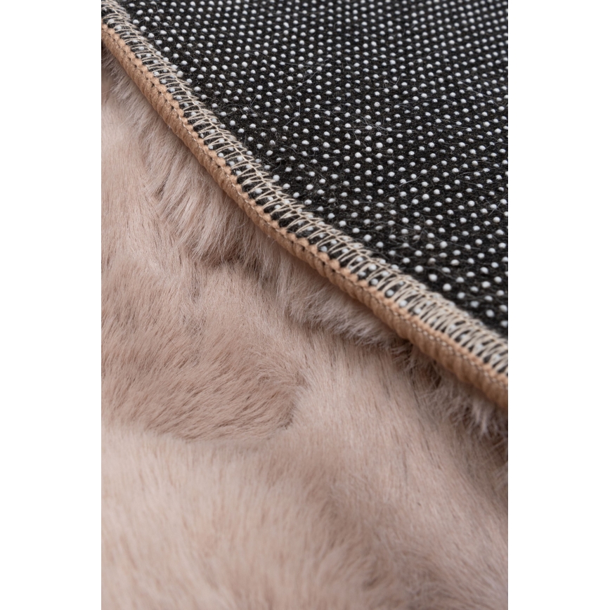 Kilimas RABBIT BUBBLE 160 cm, smėlio spalvos