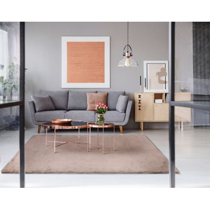 Kilimas RABBIT-ROSA NEW 120x170 cm 2000g/m2 smėlio spalvos