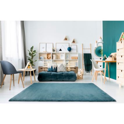 Kilimas RABBIT-ROSA NEW 80 x 150 cm, 2000 g/m², turkio spalvos