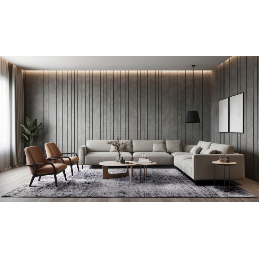 Kilimas SALAMANCA 67x120 cm pilkas/baltas