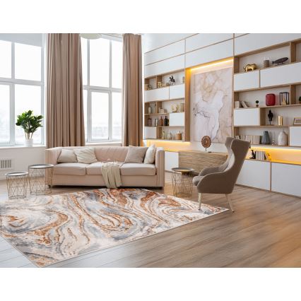 Kilimas STONE 80x140 cm smėlinis/pilkas