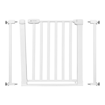 KINDERKRAFT - Apsaugos barjeras LOCK&GO 75-103 cm balta