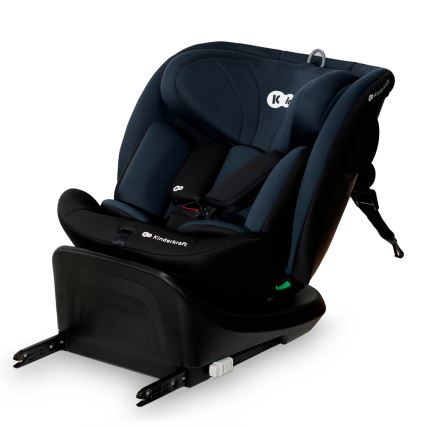 KINDERKRAFT - Autokėdutė su pasukama baze I-GROW i-Size (40-150 cm) juoda
