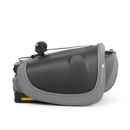 KINDERKRAFT - Automobilinė kėdutė FIX2GO i-Size 76-150 cm pilka