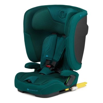 KINDERKRAFT - automobilinė kėdutė FIX2GO i-Size 76–150 cm, turkio spalvos