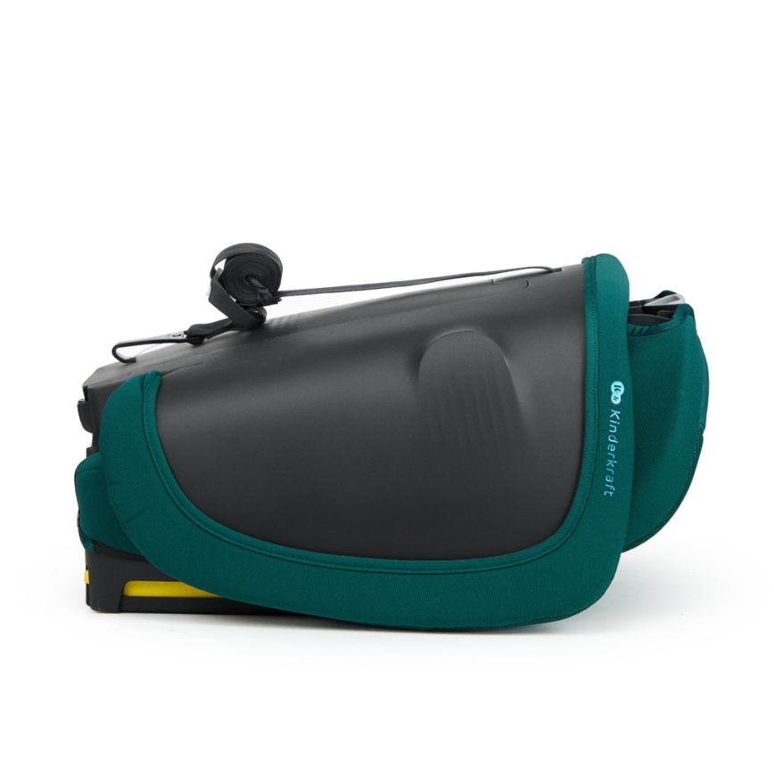 KINDERKRAFT - automobilinė kėdutė FIX2GO i-Size 76–150 cm, turkio spalvos