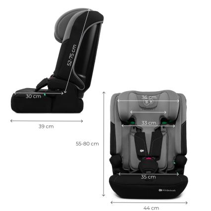KINDERKRAFT - Automobilinė kėdutė I-COMFY i-Size 76-150 cm pilka