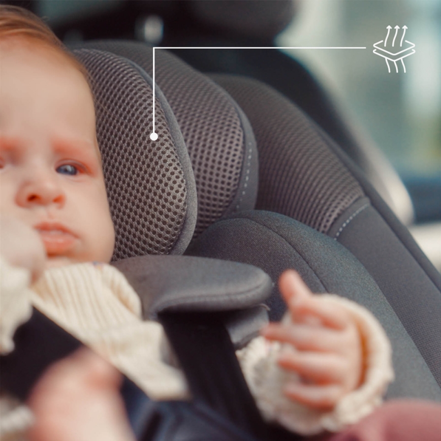 KINDERKRAFT - Automobilinė kėdutė I-GUARD i-Size 40-105 cm pilka