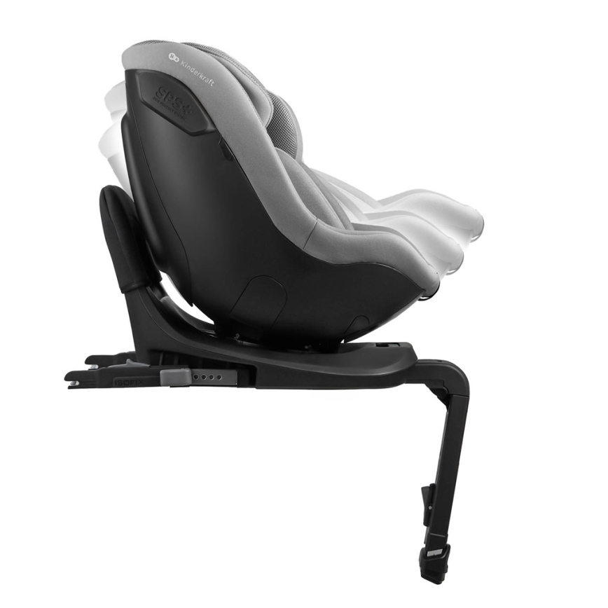 KINDERKRAFT - Automobilinė kėdutė I-GUARD i-Size 40-105 cm pilka