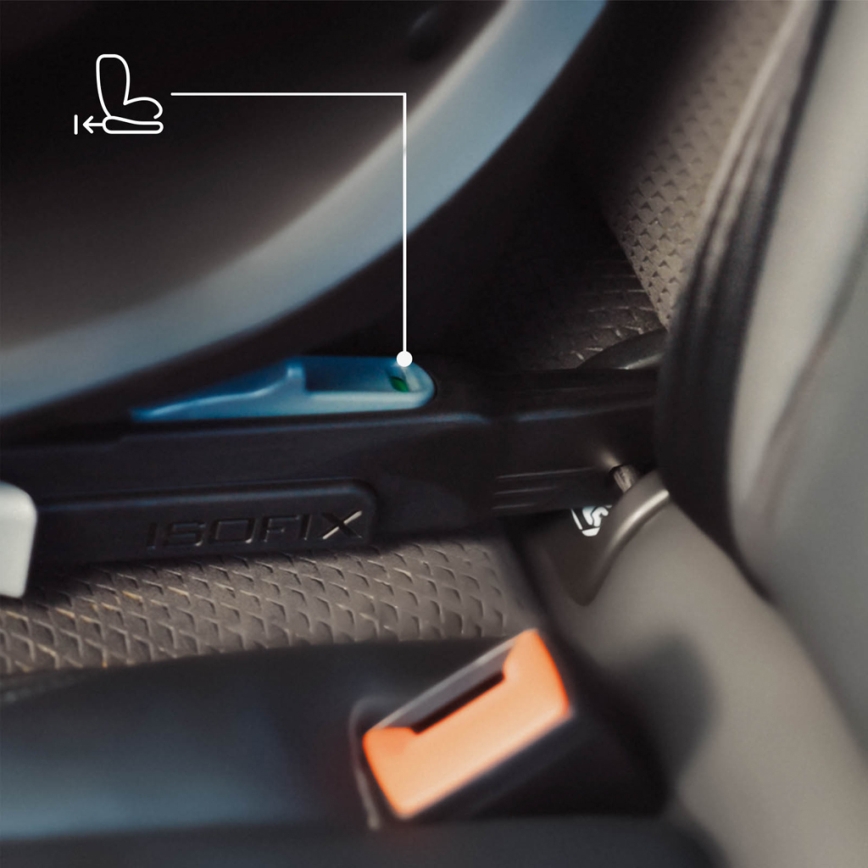 KINDERKRAFT - Automobilinė kėdutė I-GUARD PRO i-Size 61-105 cm juoda