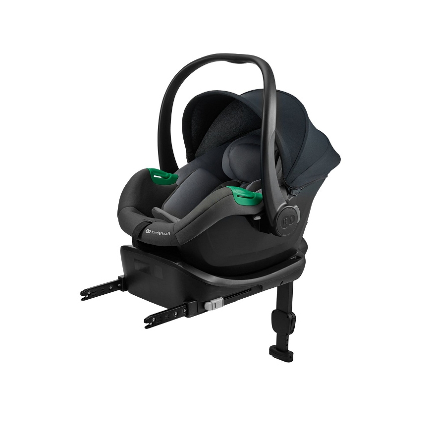 KINDERKRAFT - Automobilinė kėdutė MINK PRO 2 40-87 cm (0-13 kg) pilka