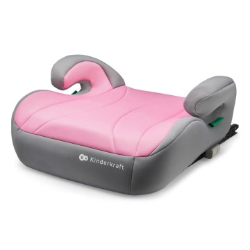 KINDERKRAFT - Automobilinė kėdutė paaukštinama I-BOOST i-Dydis 135-150 cm rausva