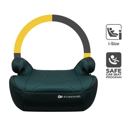 KINDERKRAFT - Automobilinė kėdutė paaukštinama I-BOOST i-Dydis 135-150 cm žalia