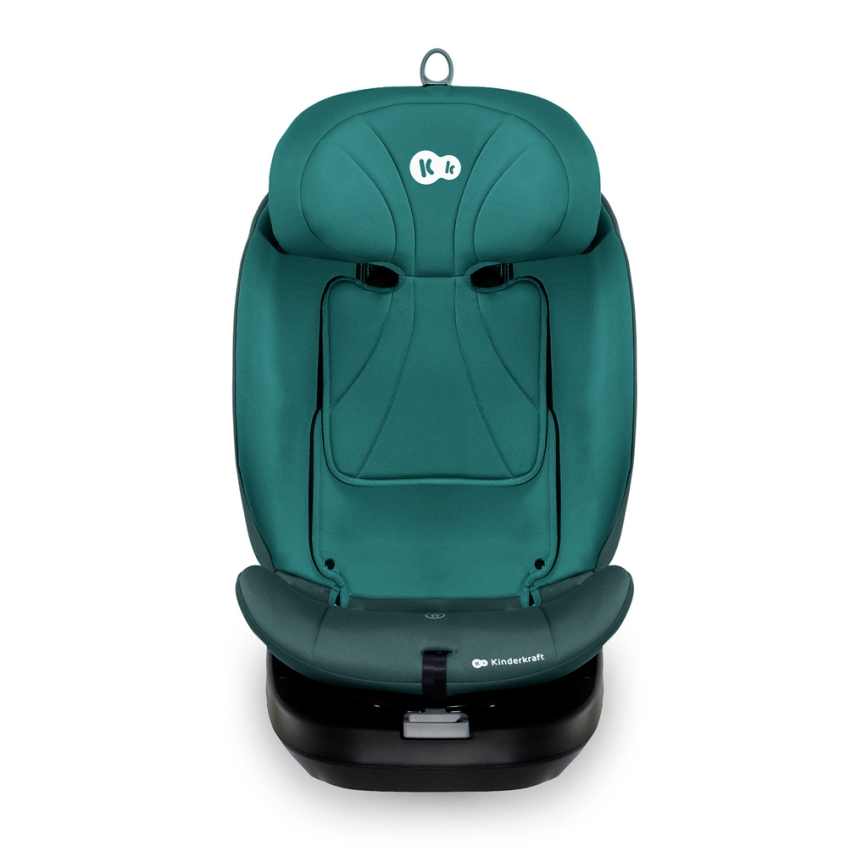 KINDERKRAFT - Automobilinė kėdutė su pasukama baze I-GROW i-Size 40-150 cm turkio spalvos