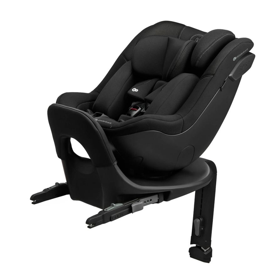 KINDERKRAFT - Automobilinė kėdutė su pasukama baze I-GUARD i-Size 40-105 cm juoda
