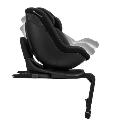 KINDERKRAFT - Automobilinė kėdutė su pasukama baze I-GUARD i-Size 40-105 cm juoda