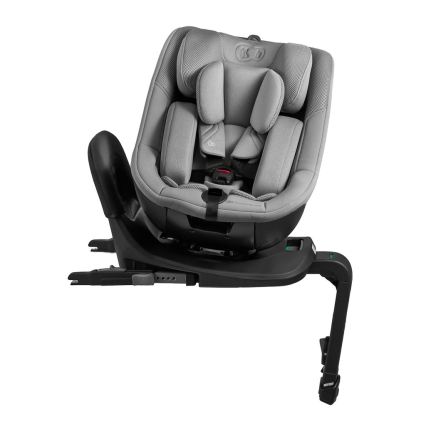 KINDERKRAFT - Automobilinė kėdutė su pasukama baze I-GUARD i-Size 40-105 cm pilka