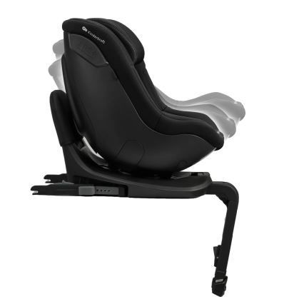 KINDERKRAFT - Automobilinė kėdutė su pasukama baze I-GUARD PRO i-Size 61-105 cm juoda