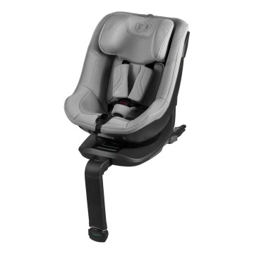 KINDERKRAFT - Automobilinė kėdutė su pasukama baze I-GUARD PRO i-Size 61-105 cm pilka