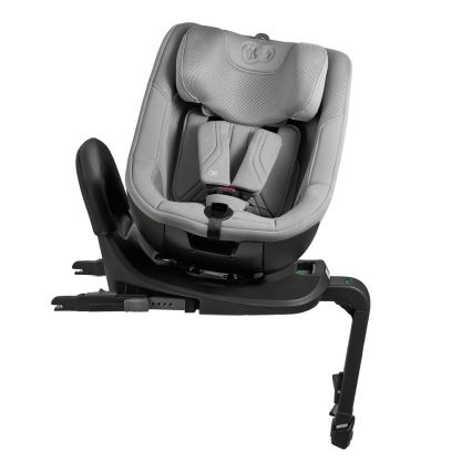 KINDERKRAFT - Automobilinė kėdutė su pasukama baze I-GUARD PRO i-Size 61-105 cm pilka