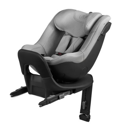 KINDERKRAFT - Automobilinė kėdutė su pasukama baze I-GUARD PRO i-Size 61-105 cm pilka