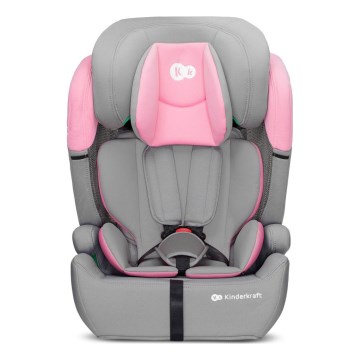 KINDERKRAFT - Automobilio sėdynė COMFORT UP i-Dydis (76-150 cm) pilka/rausva