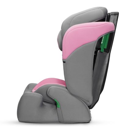 KINDERKRAFT - Automobilio sėdynė COMFORT UP i-Dydis (76-150 cm) pilka/rausva