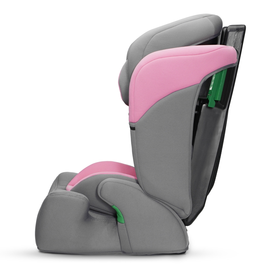 KINDERKRAFT - Automobilio sėdynė COMFORT UP i-Dydis (76-150 cm) pilka/rausva