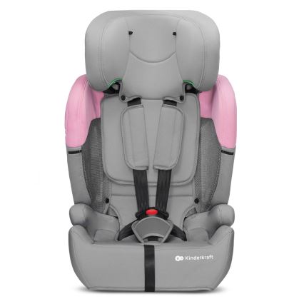 KINDERKRAFT - Automobilio sėdynė COMFORT UP i-Dydis (76-150 cm) pilka/rausva