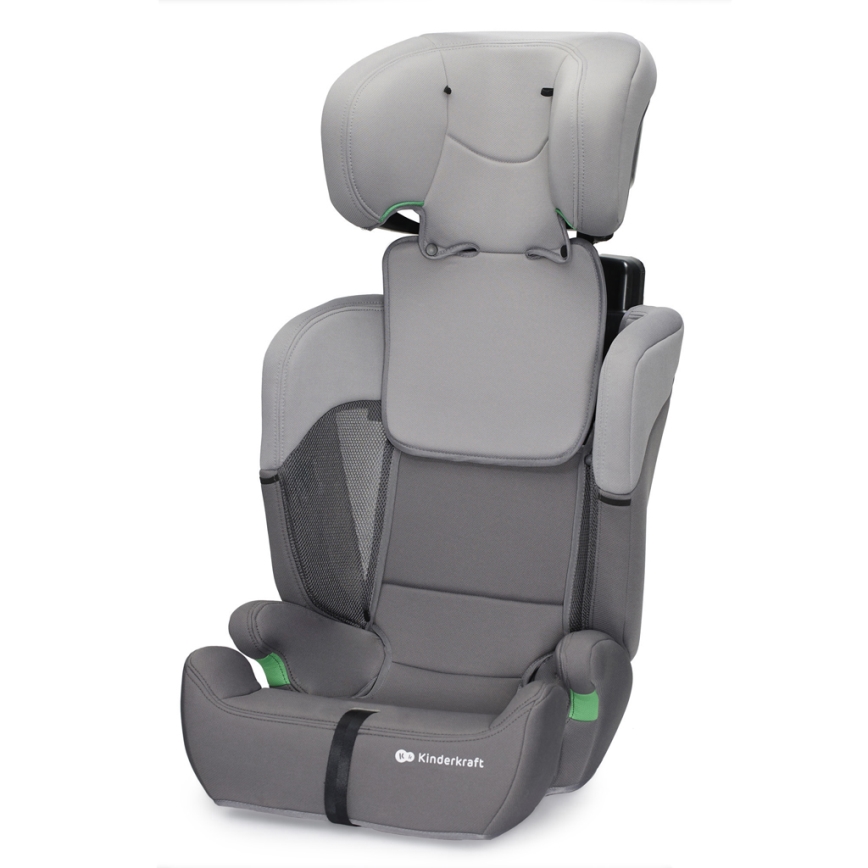KINDERKRAFT - Automobilio sėdynė COMFORT UP i-Dydis (76-150 cm) šviesiai pilka