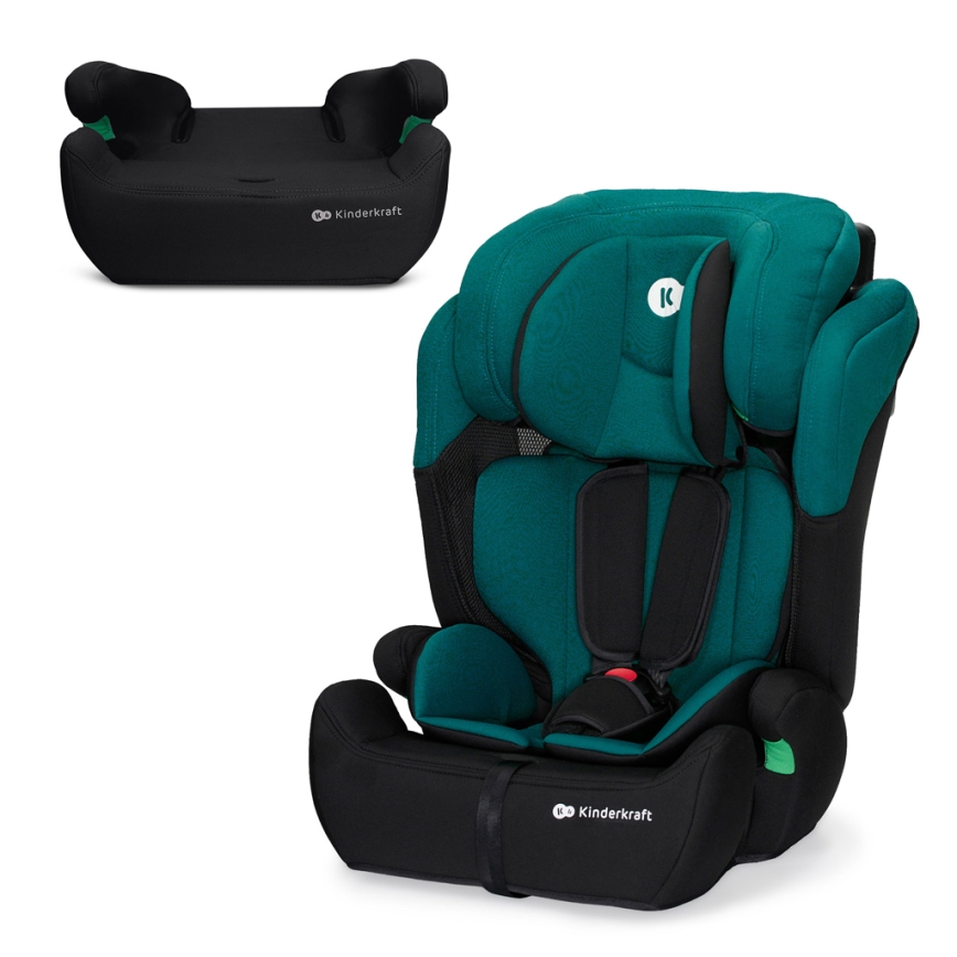 KINDERKRAFT - Automobilio sėdynė COMFORT UP i-Dydis (76-150 cm) žalia
