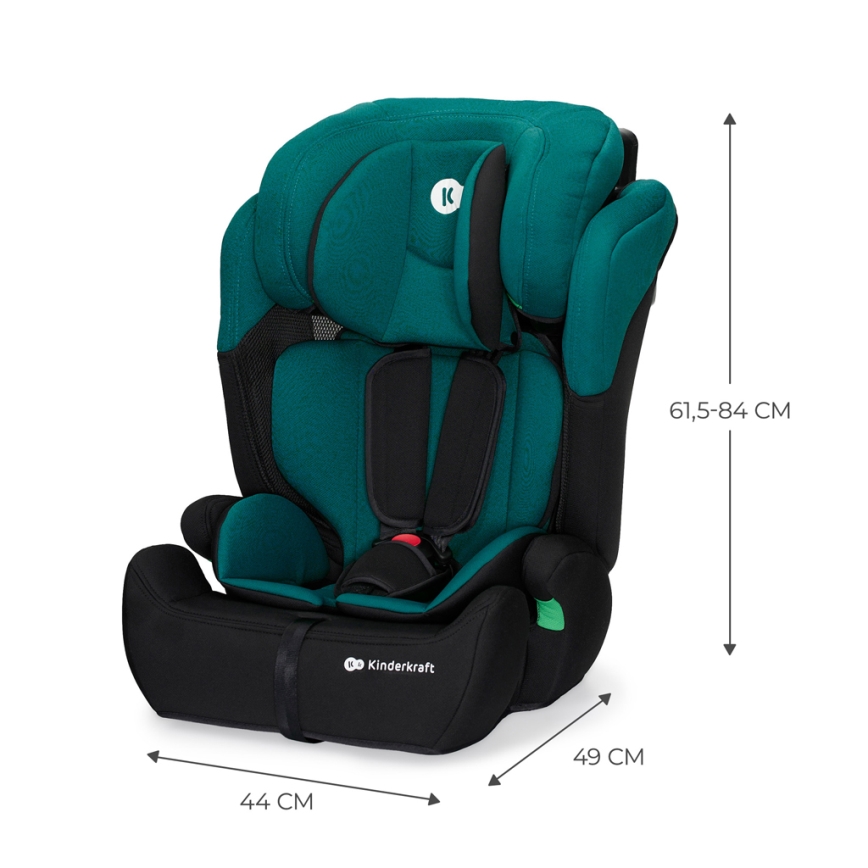 KINDERKRAFT - Automobilio sėdynė COMFORT UP i-Dydis (76-150 cm) žalia