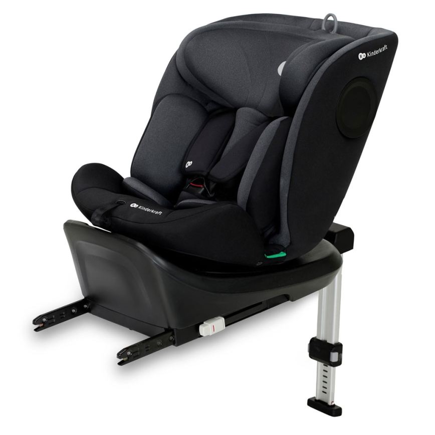 KINDERKRAFT - Automobilio sėdynė I-360 i-Dydis (40-150 cm) juoda