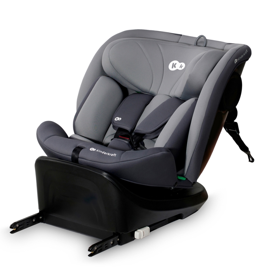 KINDERKRAFT - Automobilio sėdynė I-GROW i-Dydis (40-150 cm) pilka