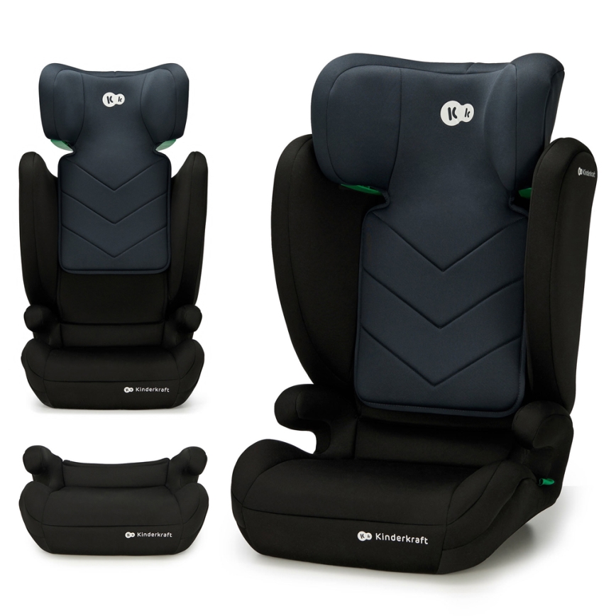 KINDERKRAFT - Automobilio sėdynė I-SPARK i-Dydis (100-150 cm) juoda