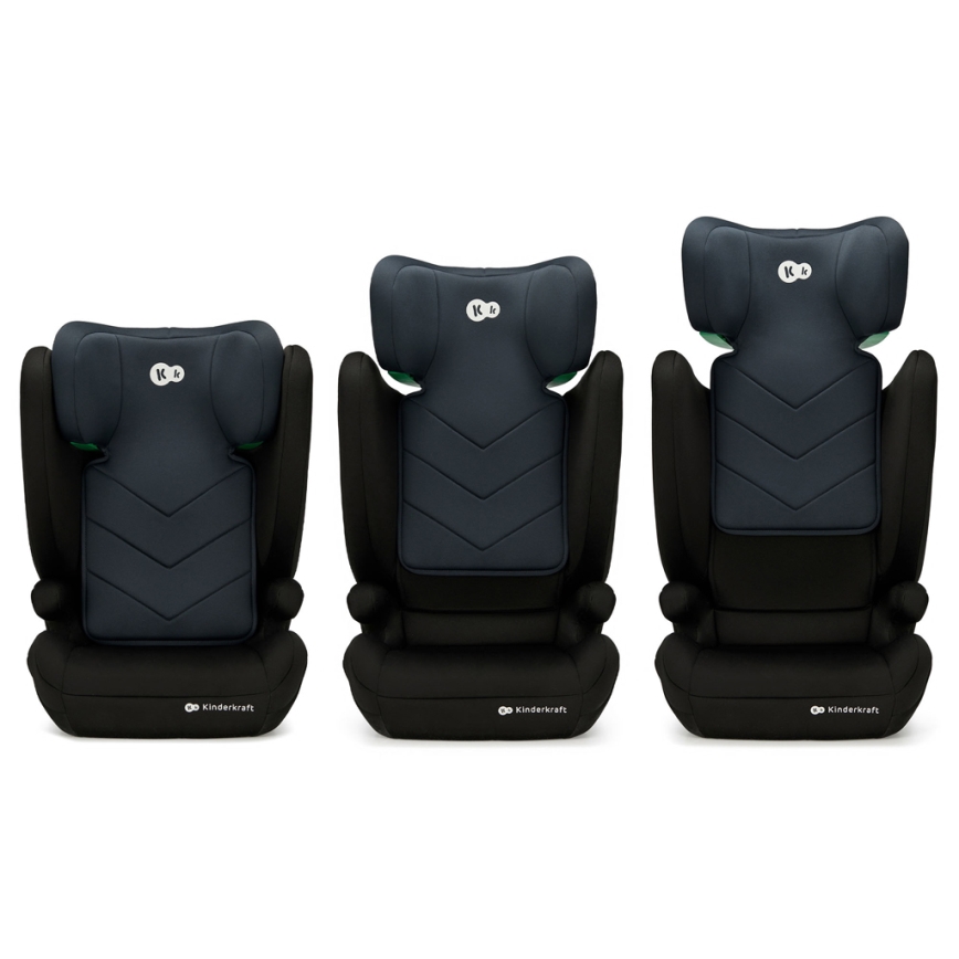 KINDERKRAFT - Automobilio sėdynė I-SPARK i-Dydis (100-150 cm) juoda
