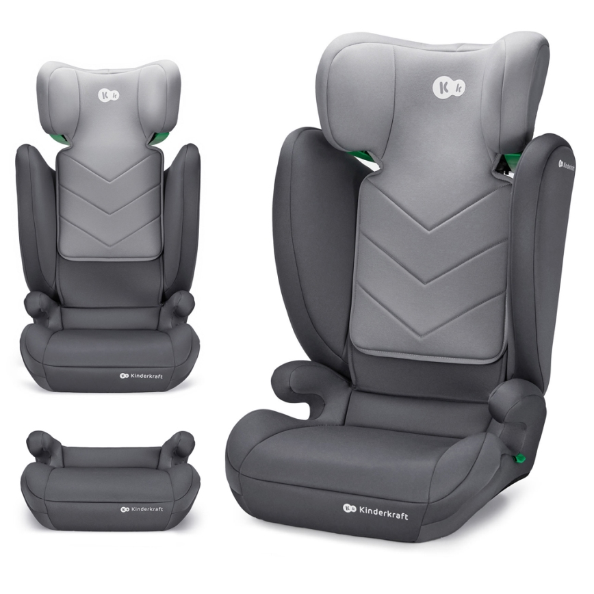 KINDERKRAFT - Automobilio sėdynė I-SPARK i-Dydis (100-150 cm) pilka