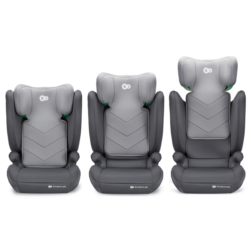KINDERKRAFT - Automobilio sėdynė I-SPARK i-Dydis (100-150 cm) pilka