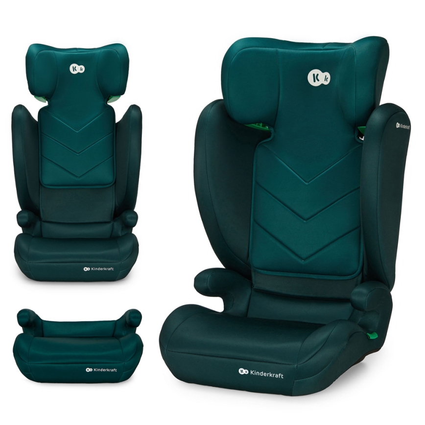 KINDERKRAFT - Automobilio sėdynė I-SPARK i-Dydis (100-150 cm) žalia