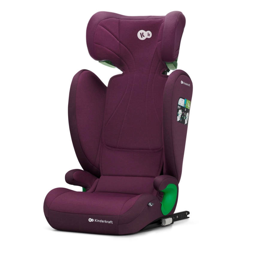 KINDERKRAFT - Automobilio sėdynė JUNIOR FIX 2 (100-150 cm) Cherry pearl