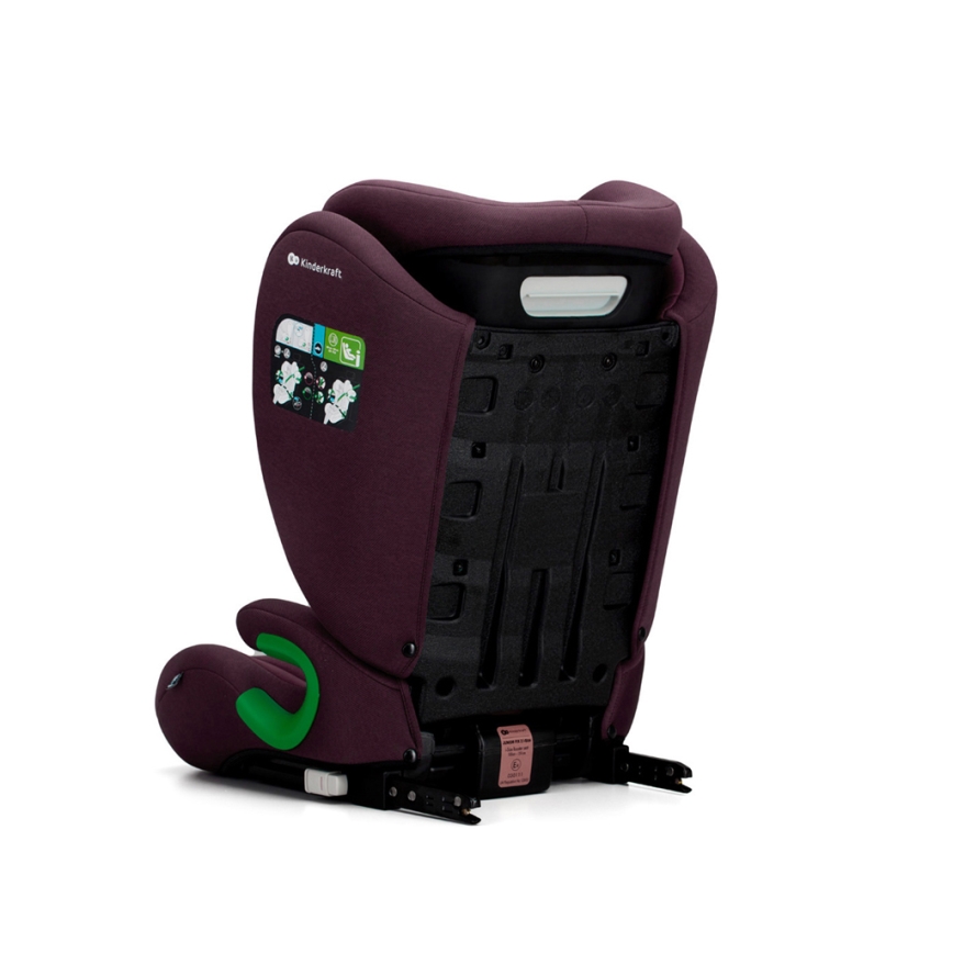 KINDERKRAFT - Automobilio sėdynė JUNIOR FIX 2 (100-150 cm) Cherry pearl