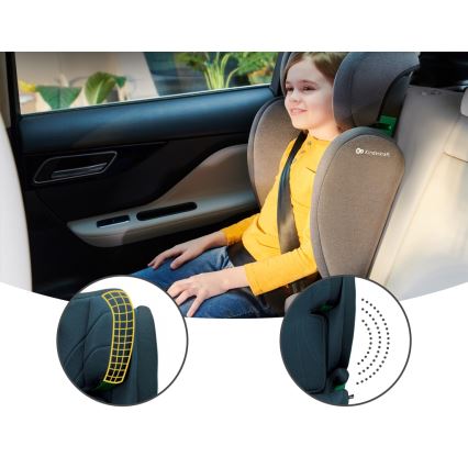 KINDERKRAFT - Automobilio sėdynė JUNIOR FIX 2 (100-150 cm) Harbor mėlyna