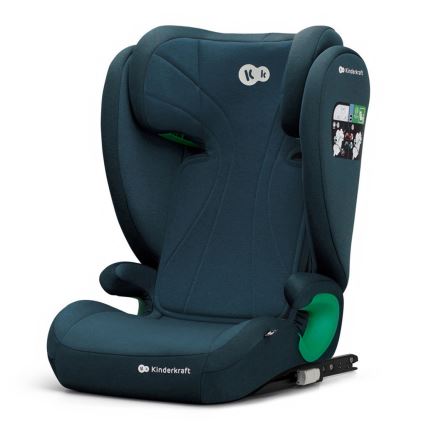 KINDERKRAFT - Automobilio sėdynė JUNIOR FIX 2 (100-150 cm) Harbor mėlyna