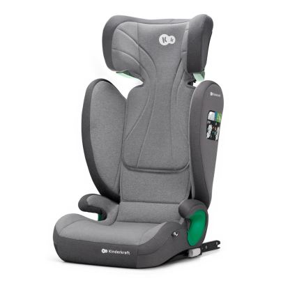 KINDERKRAFT - Automobilio sėdynė JUNIOR FIX 2 (100-150 cm) Raketa pilka